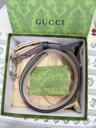 Cintura Gucci GG Beige Nuova