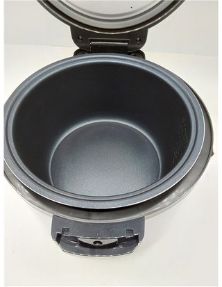 VEVOR Olla Arrocera Comercial de 45 Tazas - 9 Litros y Calentador con Olla Interior Antiadherente - Cocción Rápida y Mantenimiento