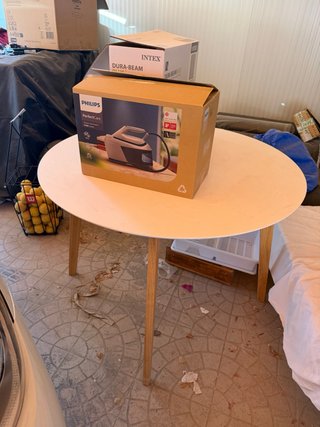 Mesa redonda madera