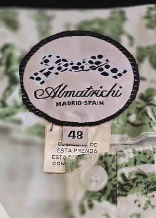 Blusa Almatrichi Verde y Blanca