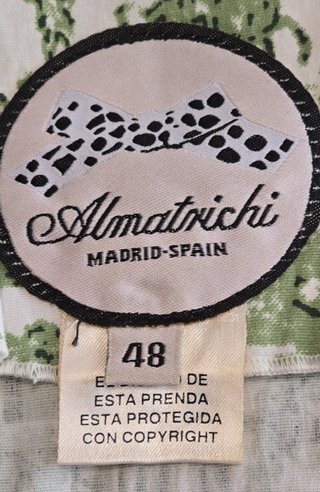 Blusa Almatrichi Verde y Blanca