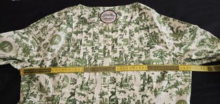 Blusa Almatrichi Verde y Blanca