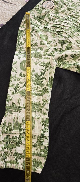 Blusa Almatrichi Verde y Blanca