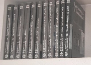Colección libros patrimonio de la Humanidad