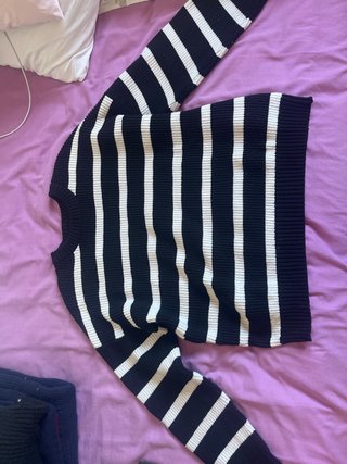 Jersey rayas blancas y negras