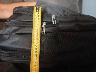 Mochila profesional impermeable negra