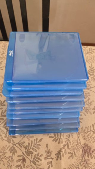 Cajas Blu-ray Azules vacías