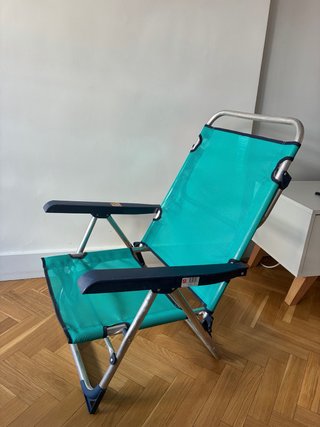 Silla plegable playa con asas