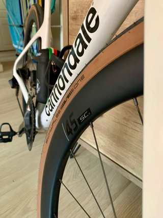 Ruedas de carbono Vision SC45 i23 para Shimano.
