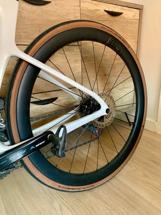 Ruedas de carbono Vision SC45 i23 para Shimano.