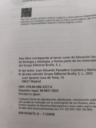 Biología y geología, 3 ESO, Proyecto 5 etapas