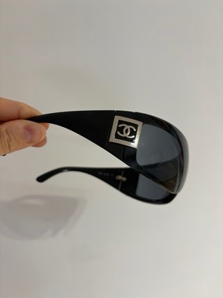 Gafas de Sol Chanel Negras y Plateadas