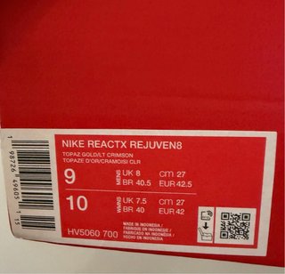 Zapatillas Nike ReactX Rejuven8 Naranja/Amarillo T