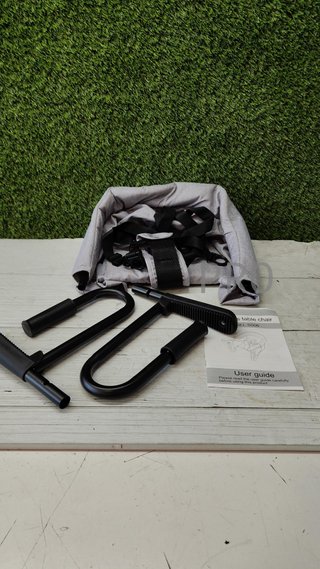 Asiento plegable con gancho para bebé, silla de mesa rápida