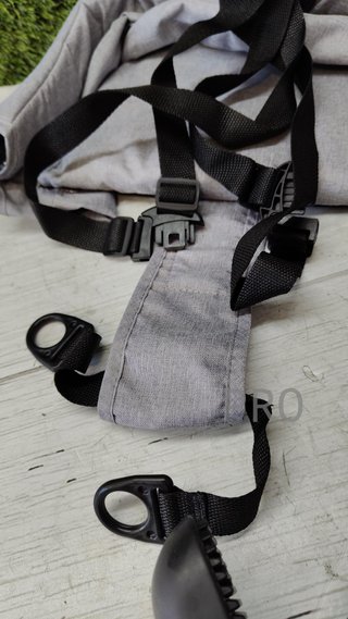 Asiento plegable con gancho para bebé, silla de mesa rápida