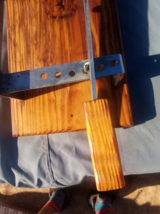 Jamonero regulable madera y metal
