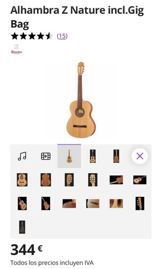Guitarra Flamenca Clásica Alhambra Z Nature