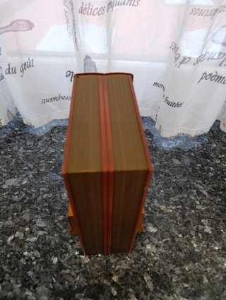 Caja Libro Botellero Vintage Madera y Cristal