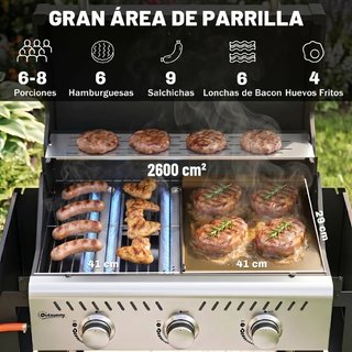 Barbacoa de gas