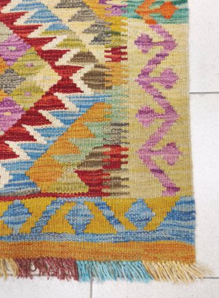 Tappeto Kilim afgano 200x70 cm lana
