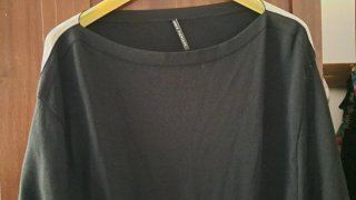 Vestito nero e panna
