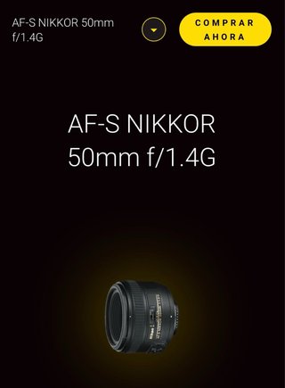 Objetivo Nikon NIKKOR AF-S 50mm f1.4 G como nuevo