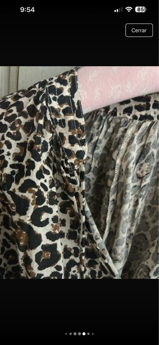 Vestido Énfasis Animal Print Talla L