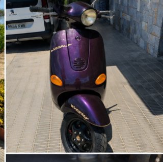 Vespa ET2 50cc Scooter Morado/Beige