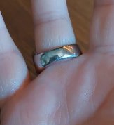 Anello fascia onde con zirconi