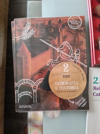 Libros de Texto de 2 de la Eso editorial Anaya