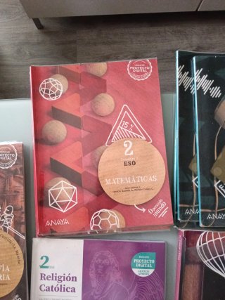 Libros de Texto de 2 de la Eso editorial Anaya