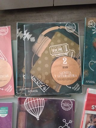 Libros de Texto de 2 de la Eso editorial Anaya