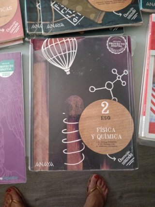 Libros de Texto de 2 de la Eso editorial Anaya