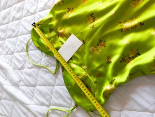 Vestido Zara Lima Neón Floral Talla M
