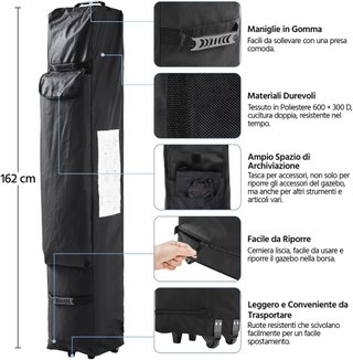 Carpa Plegable Beige 3x3 Exterior