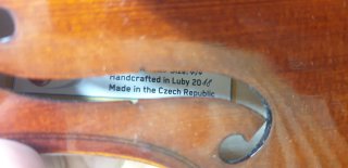 Violín Ars Music 028 4/4 con Estuche y Hombrera