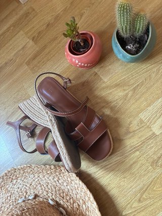 Sandalias Parfois Marrones Talla 39