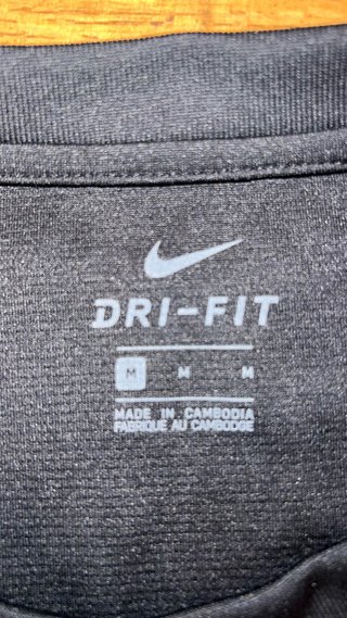 Camiseta Running Dry-fit Nike Negra