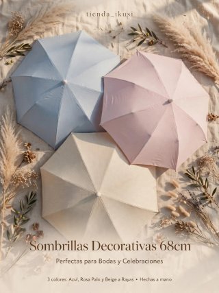 Sombrillas Decorativas 68cm