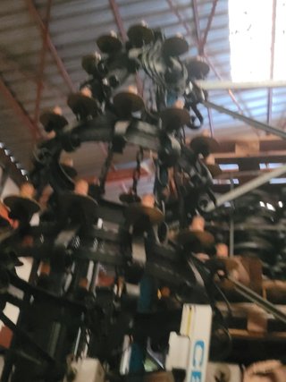 Lámpara forja artesanal gran tamaño