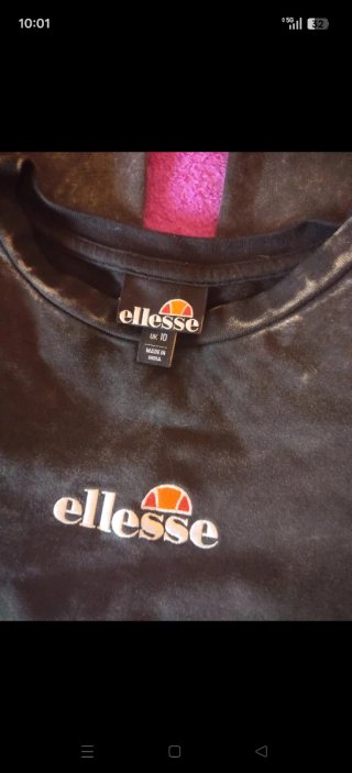 Camiseta Ellesse Negra Manga Larga