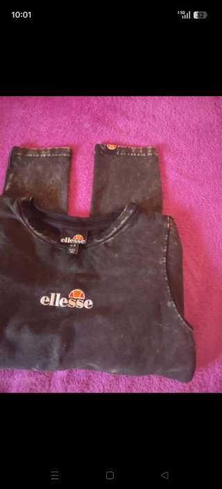Camiseta Ellesse Negra Manga Larga