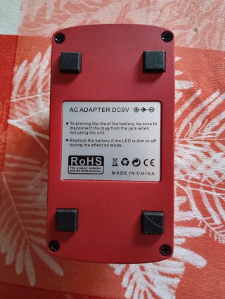 Pedal de efectos para guitarra