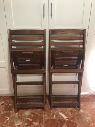 Conjunto Mesa + 2 Sillas IKEA ÄPPLARÖ Madera