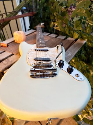 Fender Mustang USA Satin Sonic Blue