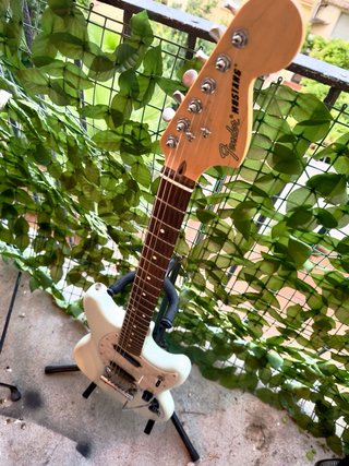 Fender Mustang USA Satin Sonic Blue