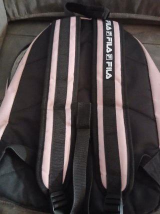 Mochila Fila Rosa y Negra