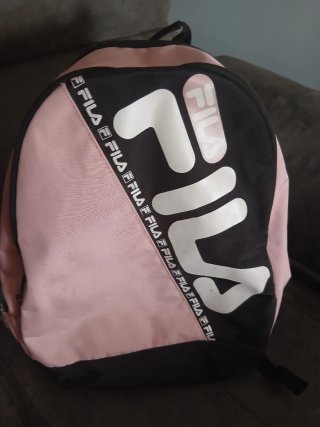 Mochila Fila Rosa y Negra