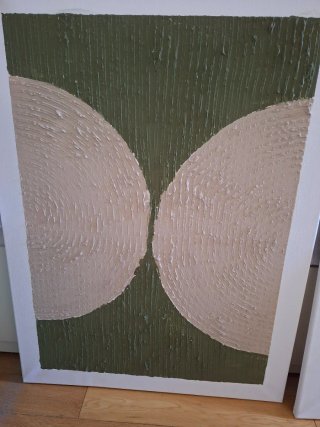 TRES CUADROS MUY GRANDES 60x82cm/TRÍPTICO ZEN