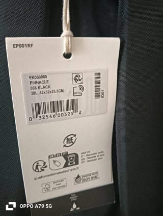 Zaino Eastpak nero nuovo